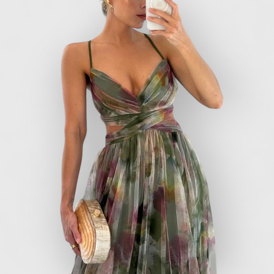Verity | Maxi Dress with Floral Print