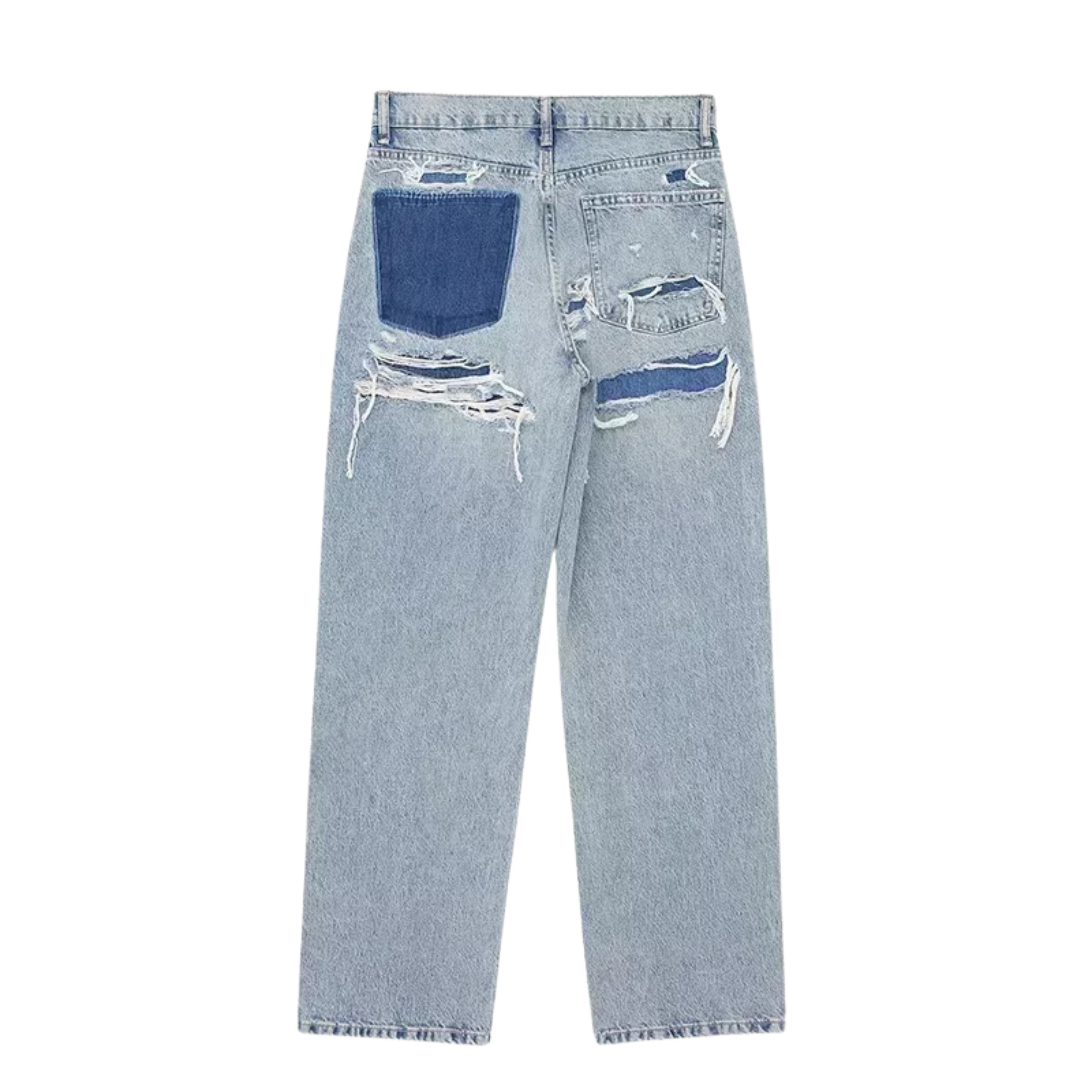 Orchard Atelier | Patchwork Destroyed Jeans