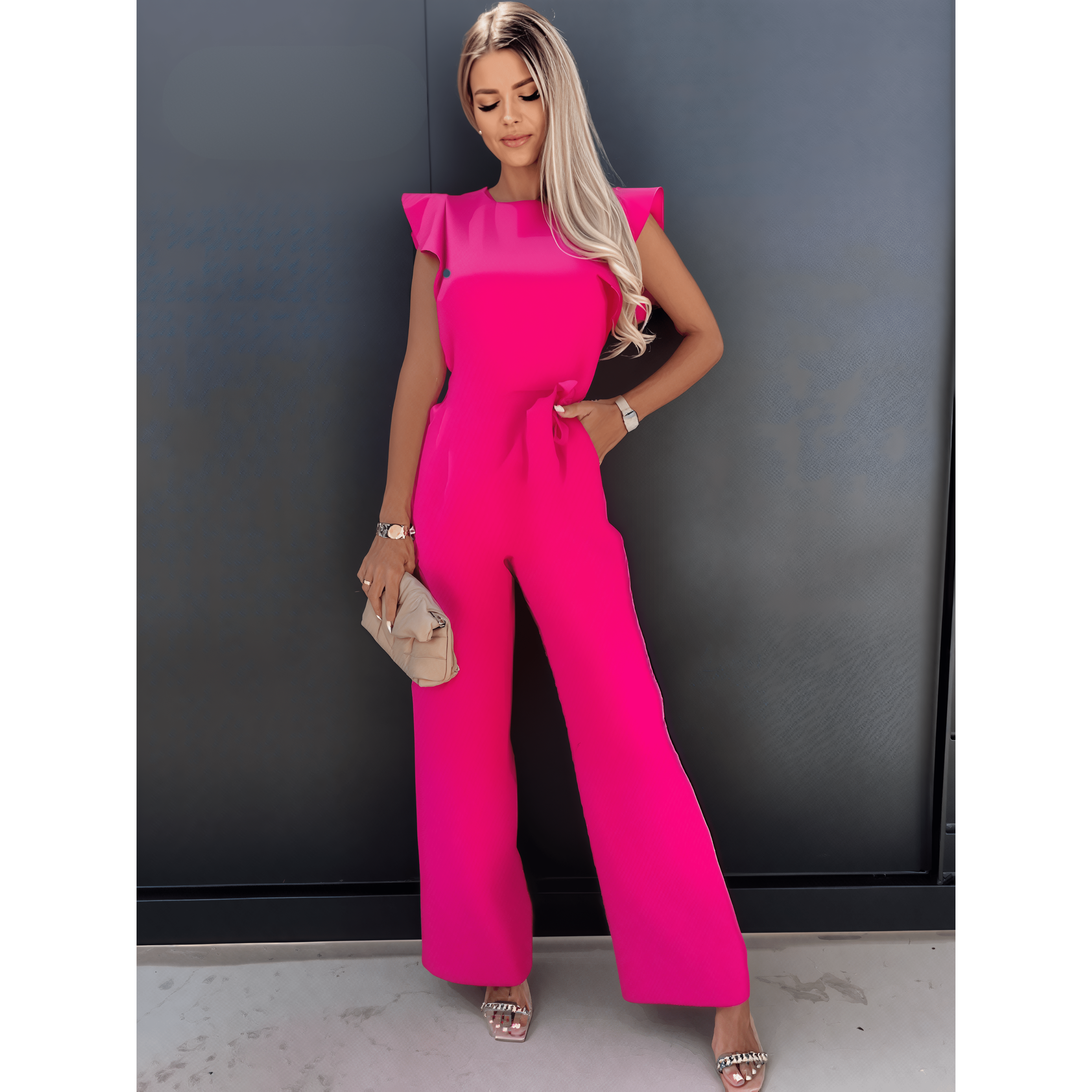 Alicia | Elegant Jumpsuit with Tied Waist