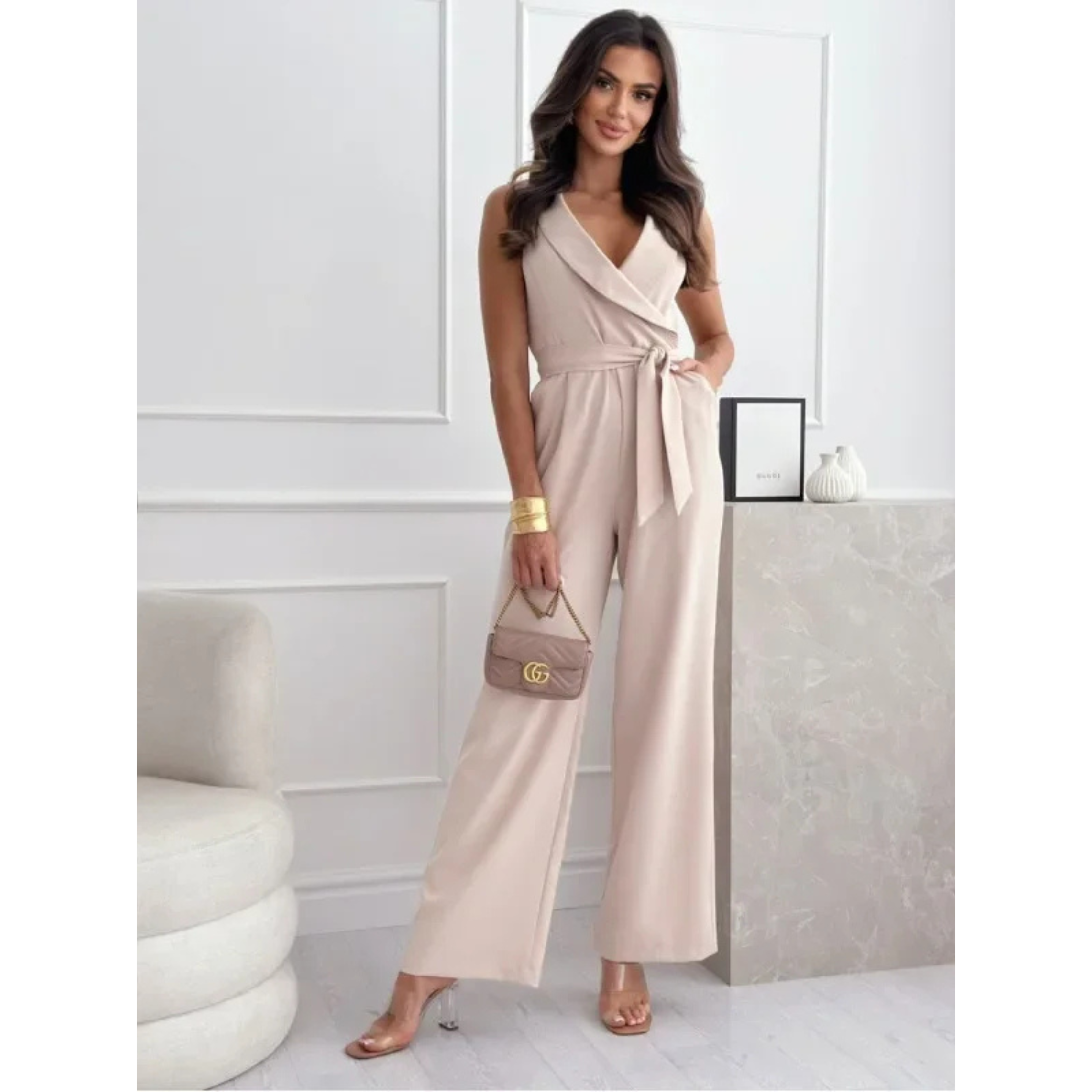 Jasmine | Elegant Wrap Jumpsuit