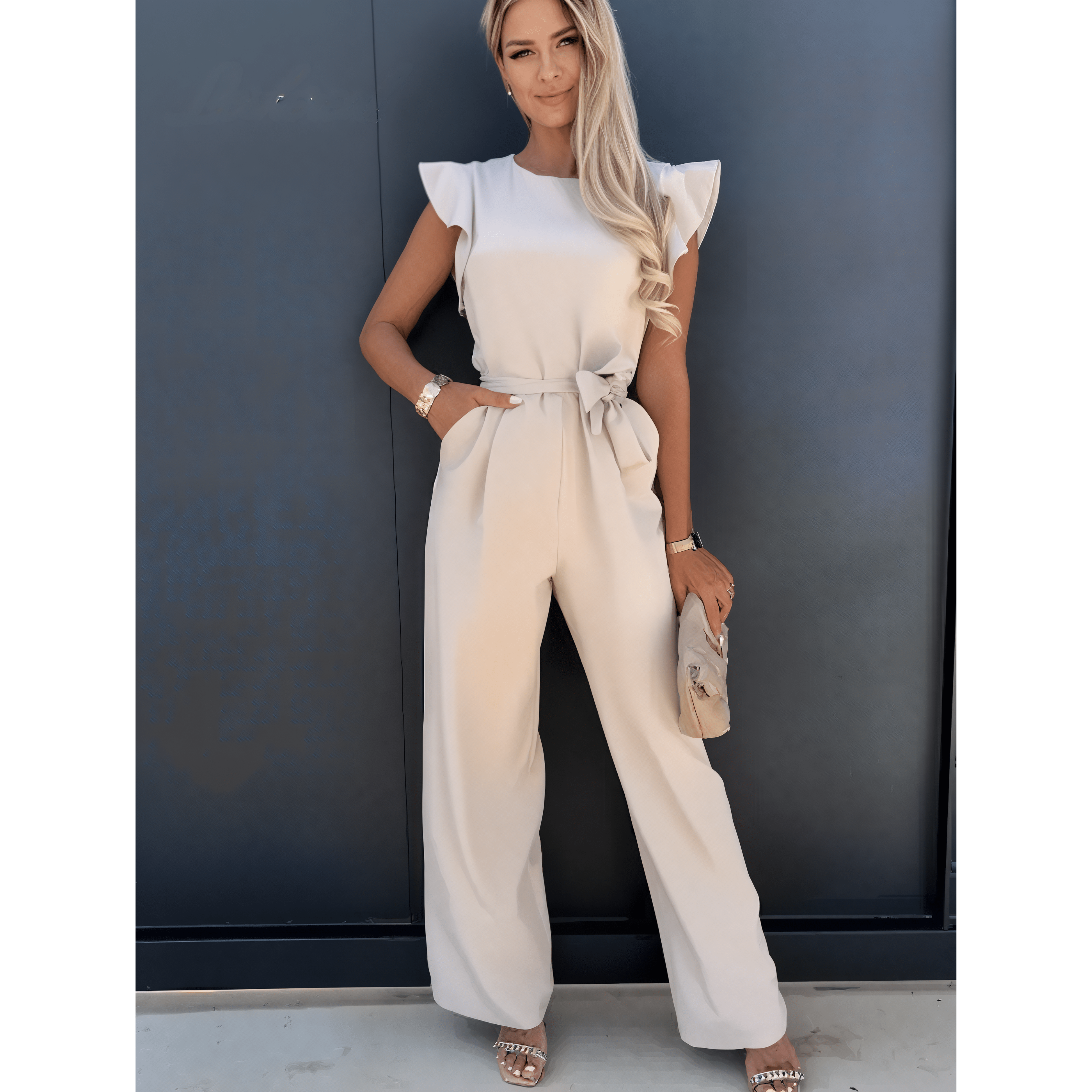 Alicia | Elegant Jumpsuit with Tied Waist
