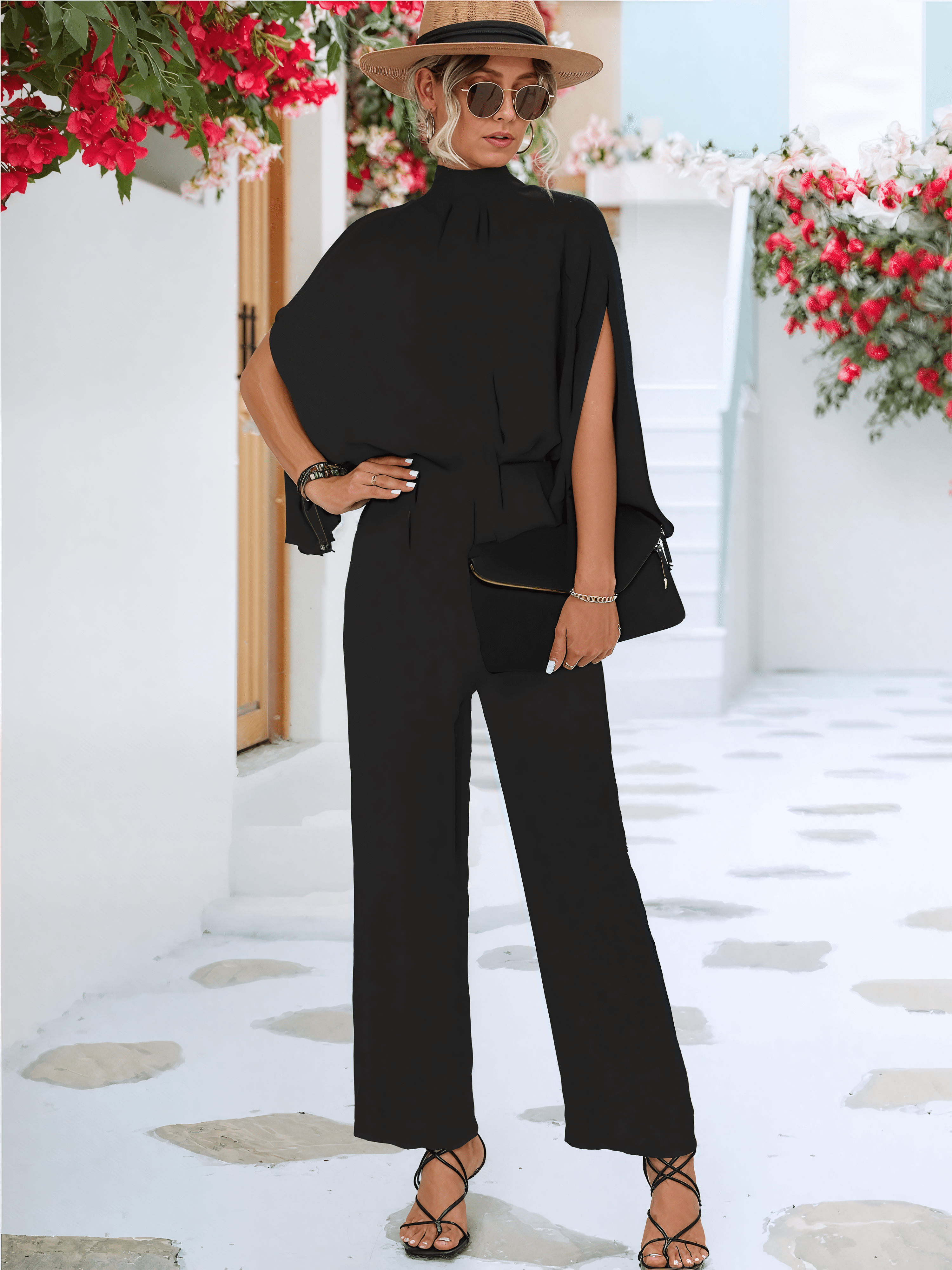 Natalie | Chic Jumpsuit with Split Sleeves