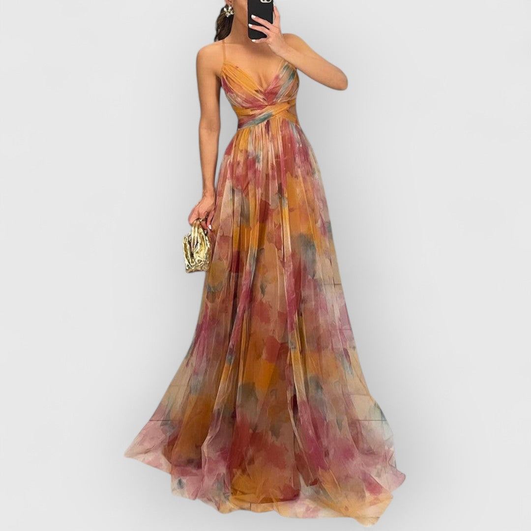 Verity | Maxi Dress with Floral Print