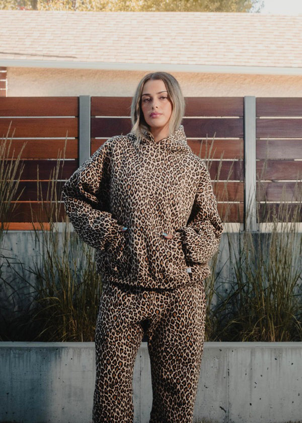 Orchard Atelier | Leopard Print Hoodie