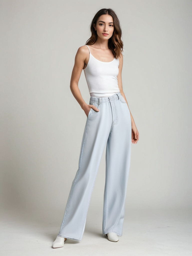 Orchard Atelier | Flared Jean Glacier Blue