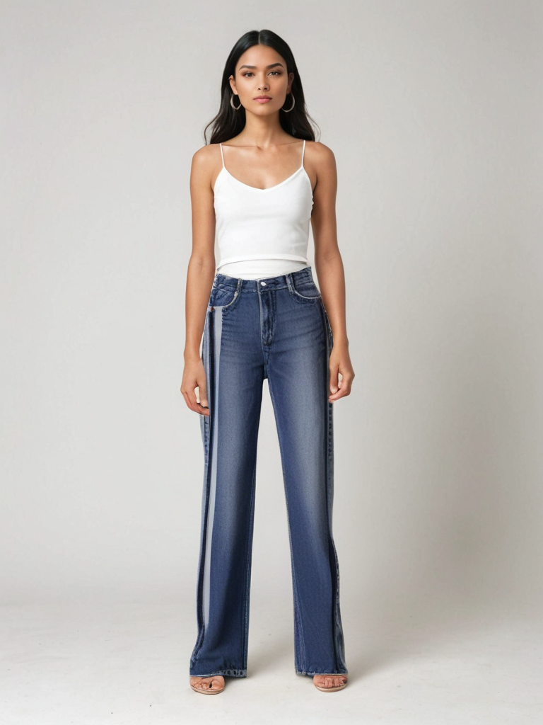Orchard Atelier | Flared Jeans Stripes