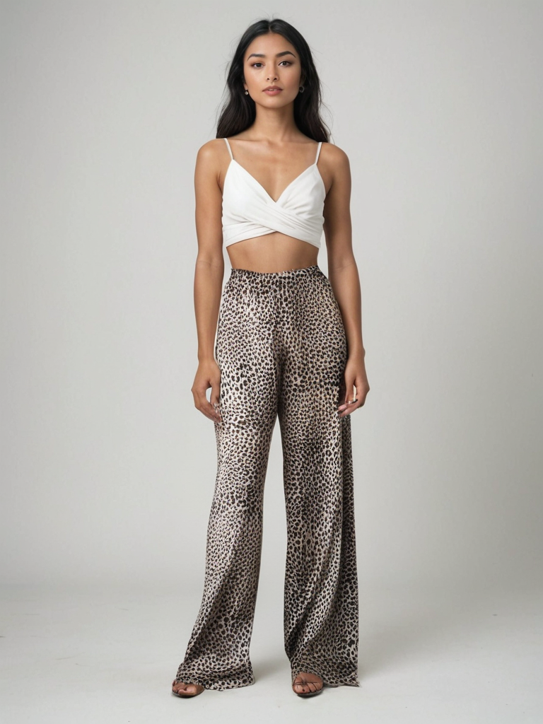 Orchard Atelier | Leopard Wide Leg Pants