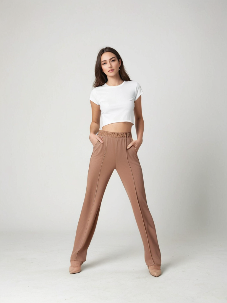 Orchard Atelier | Elegant Elastic Pants