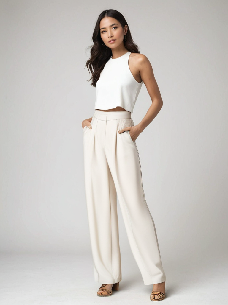 Orchard Atelier | Elegant Ecru Pants