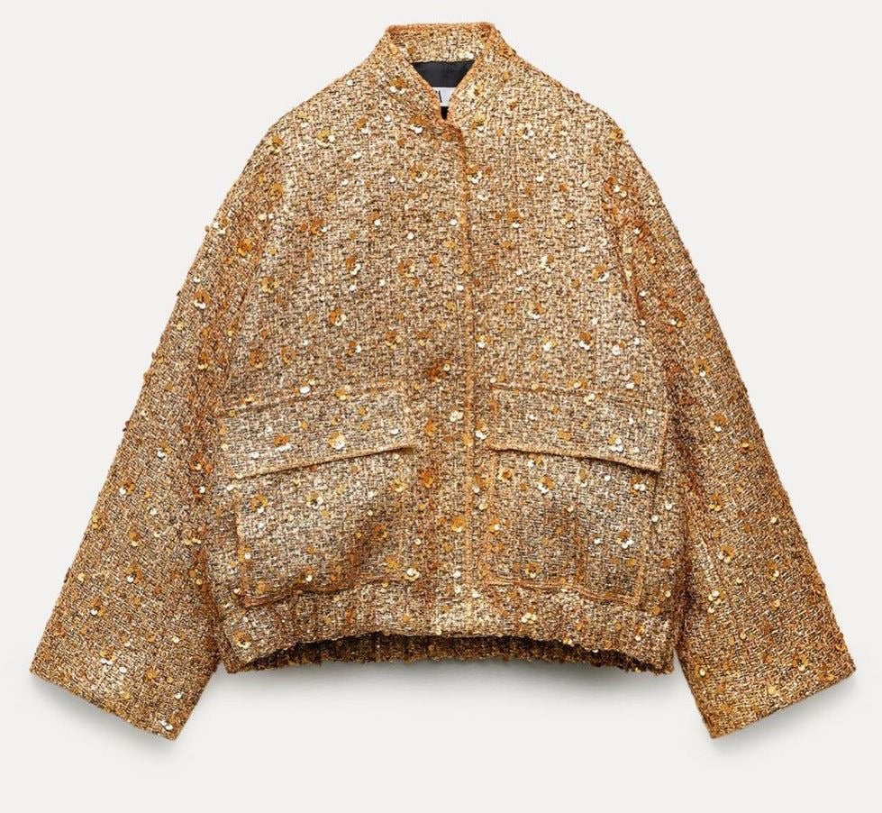 Orchard Atelier | Gold Sequin Jacket