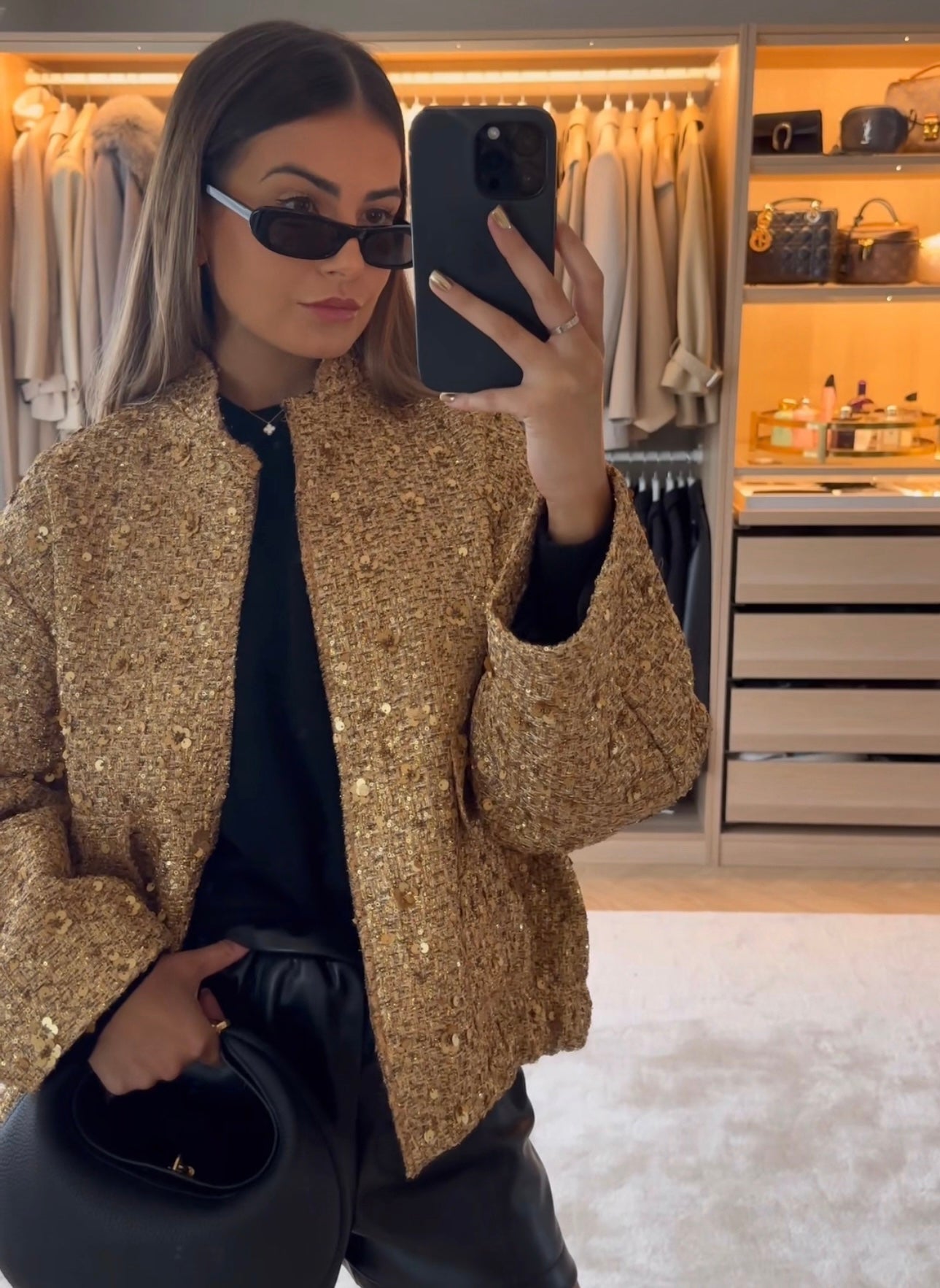 Orchard Atelier | Gold Sequin Jacket