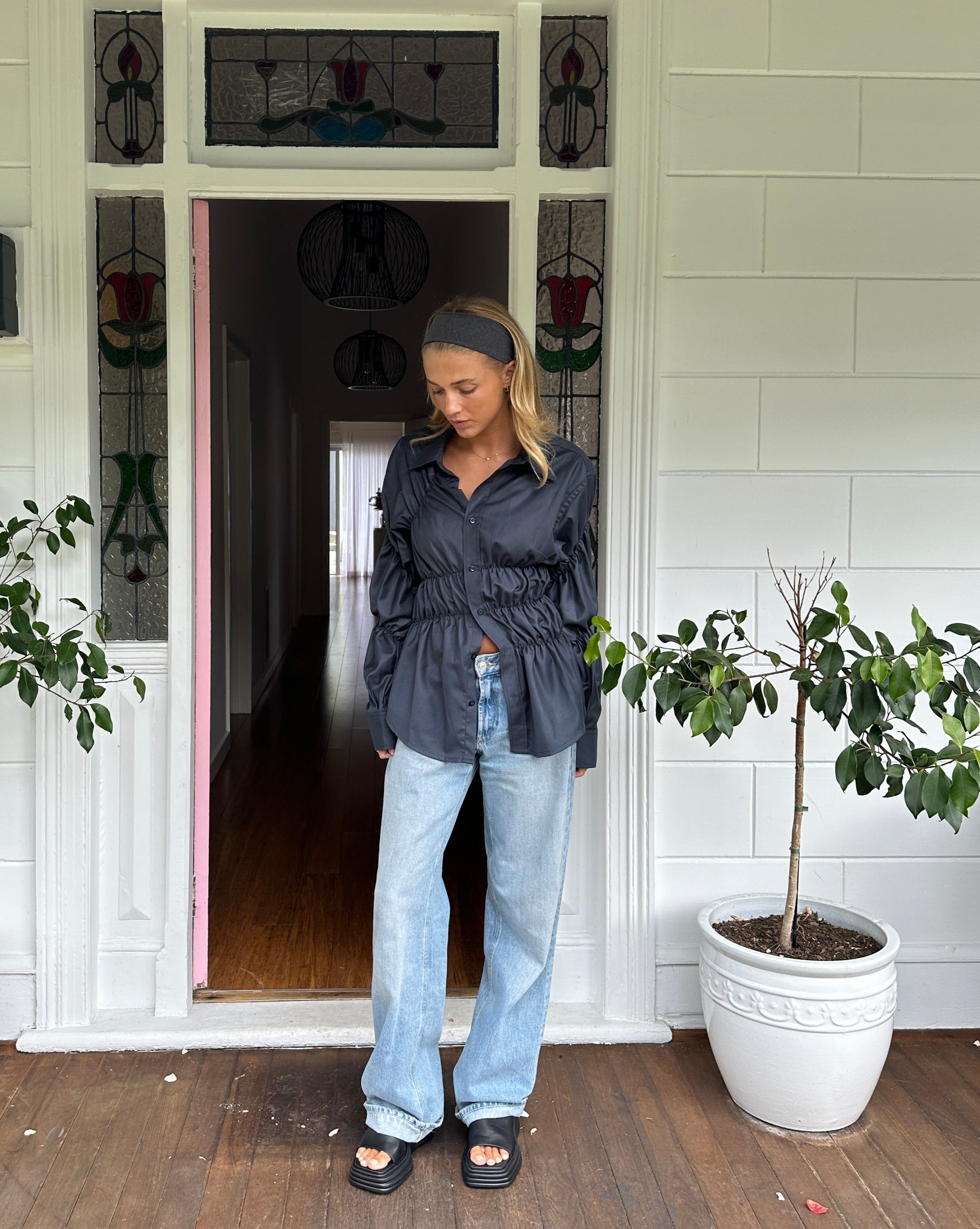 Orchard Atelier Crinkled Blouse