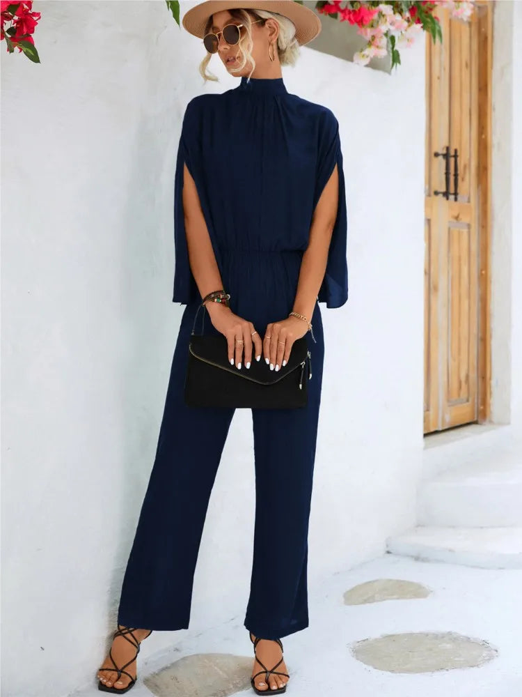 Natalie | Chic Jumpsuit with Split Sleeves