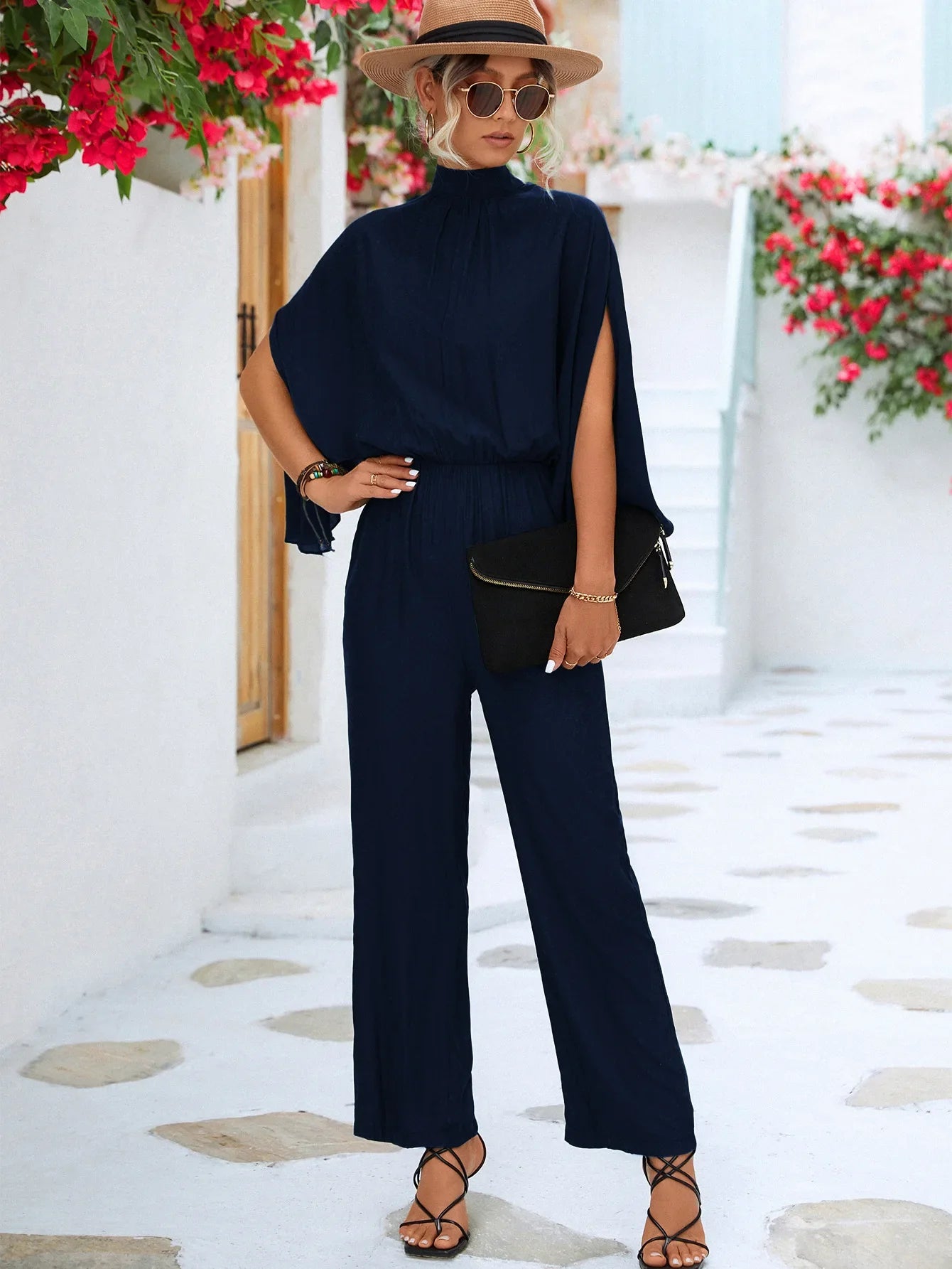 Natalie | Chic Jumpsuit with Split Sleeves