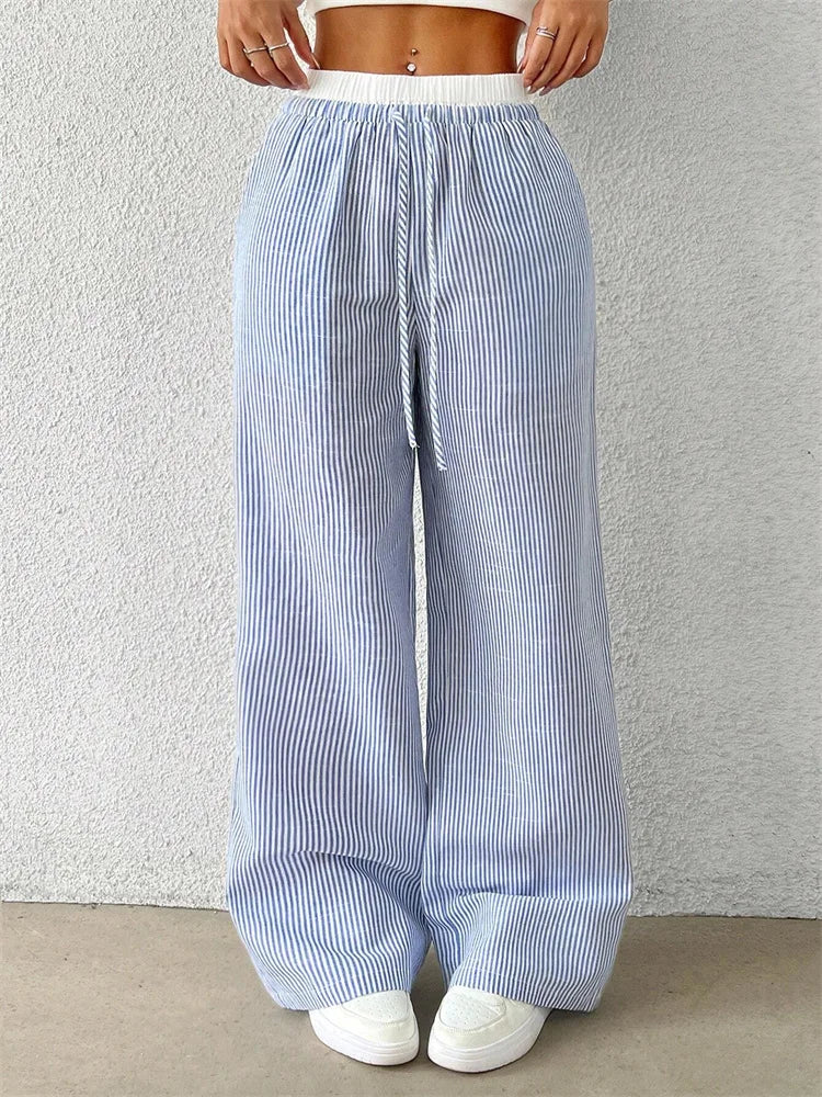 Orchard Atelier | Striped Wide Leg Pants