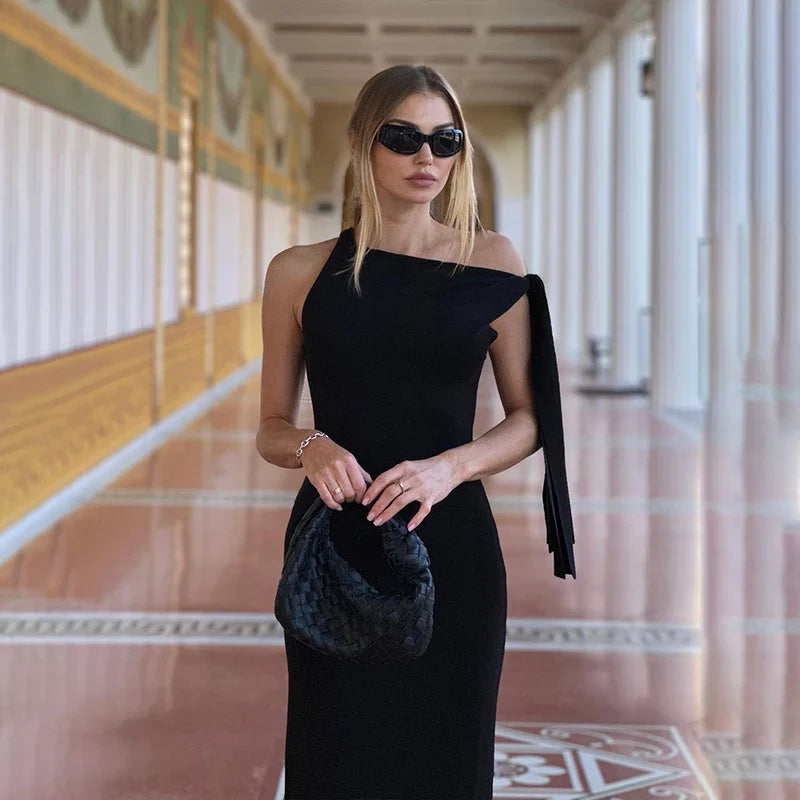 Alyssa | Timeless Shoulder Knot Dress