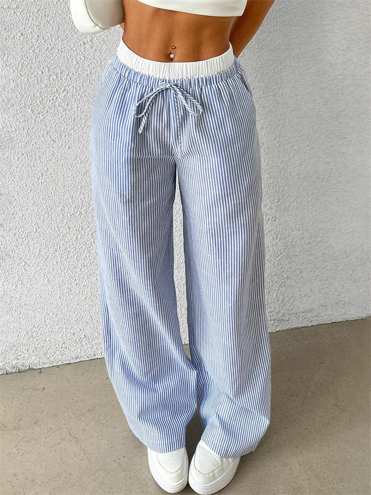 Orchard Atelier | Striped Wide Leg Pants