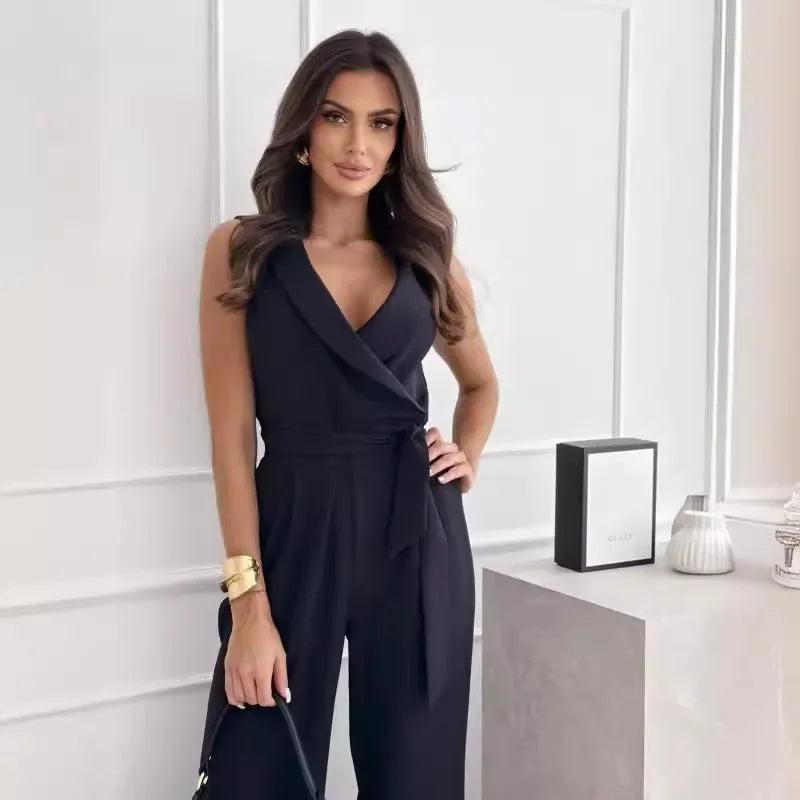 Jasmine | Elegant Wrap Jumpsuit