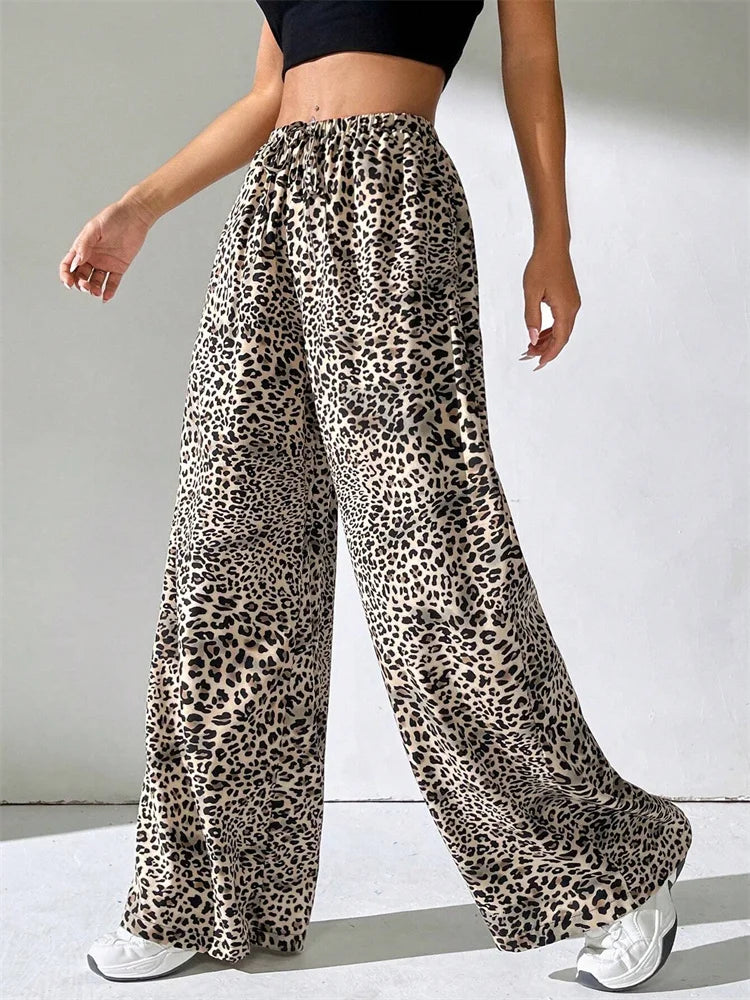 Orchard Atelier | Leopard Wide Leg Pants