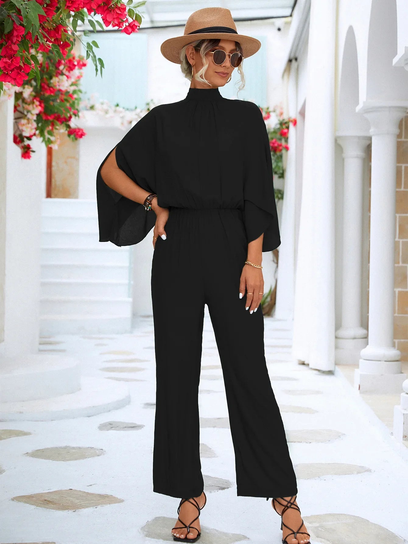 Natalie | Chic Jumpsuit with Split Sleeves