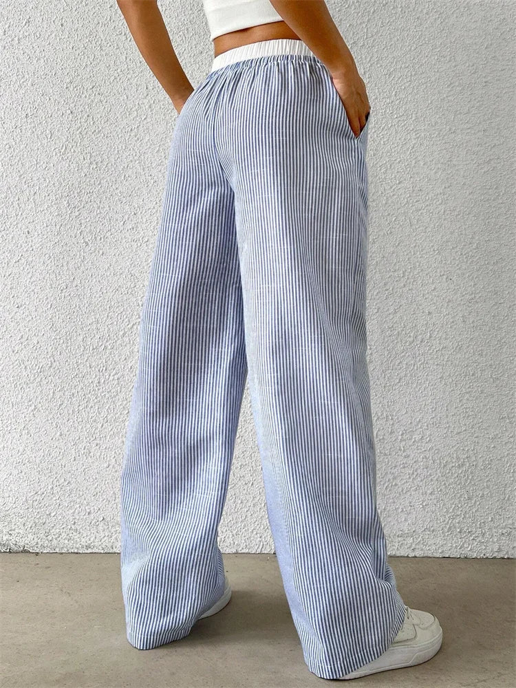 Orchard Atelier | Striped Wide Leg Pants