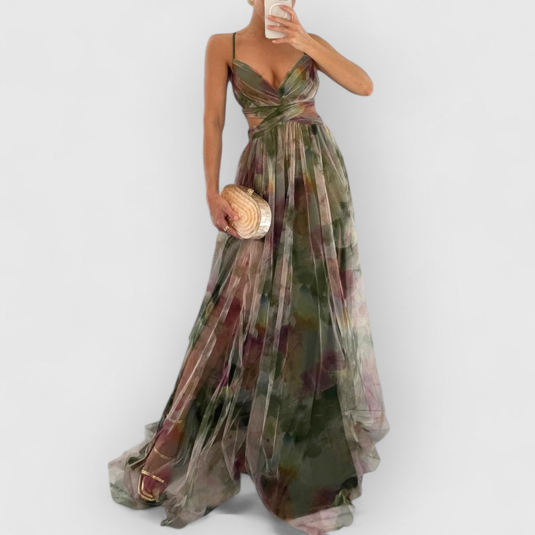 Verity | Maxi Dress with Floral Print