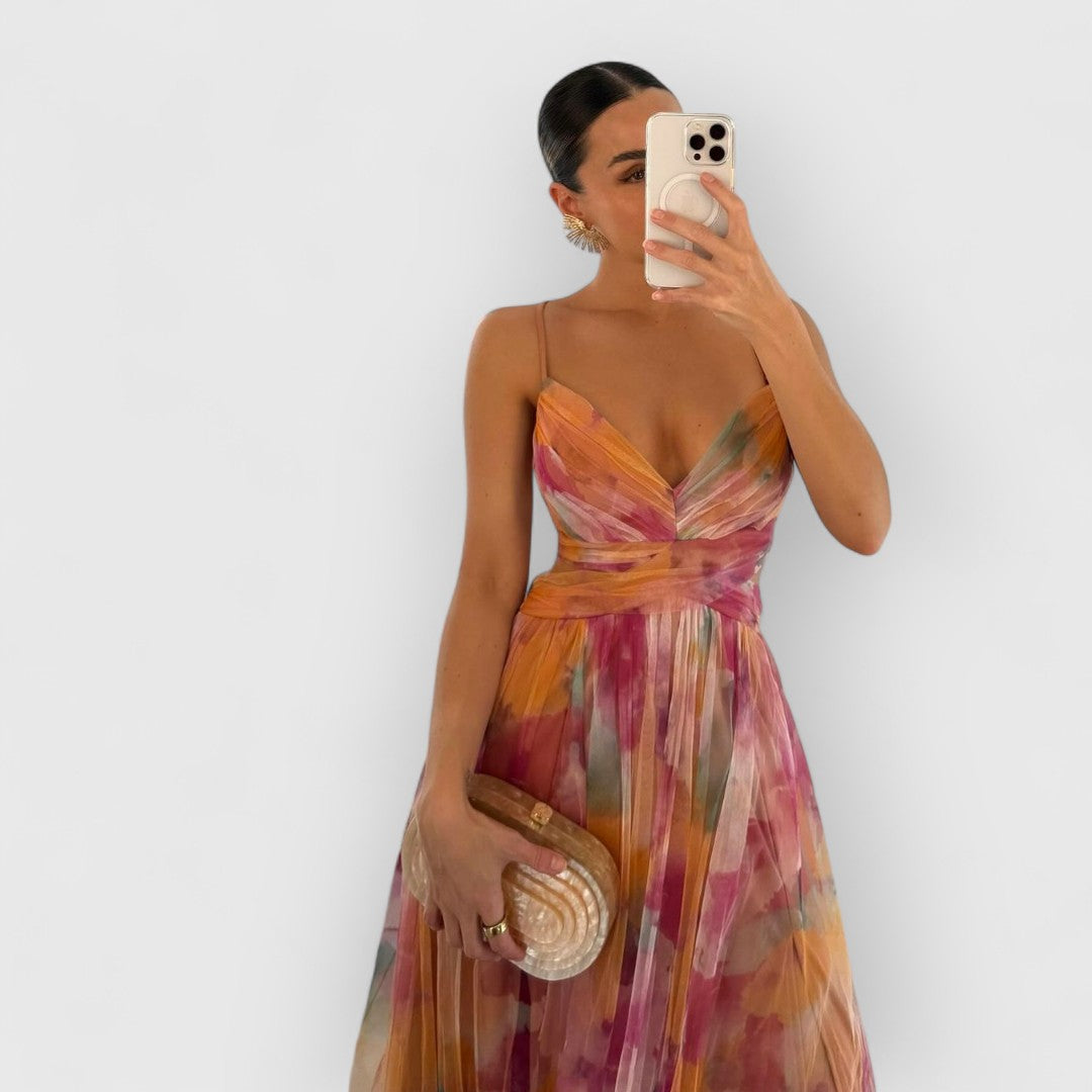 Verity | Maxi Dress with Floral Print