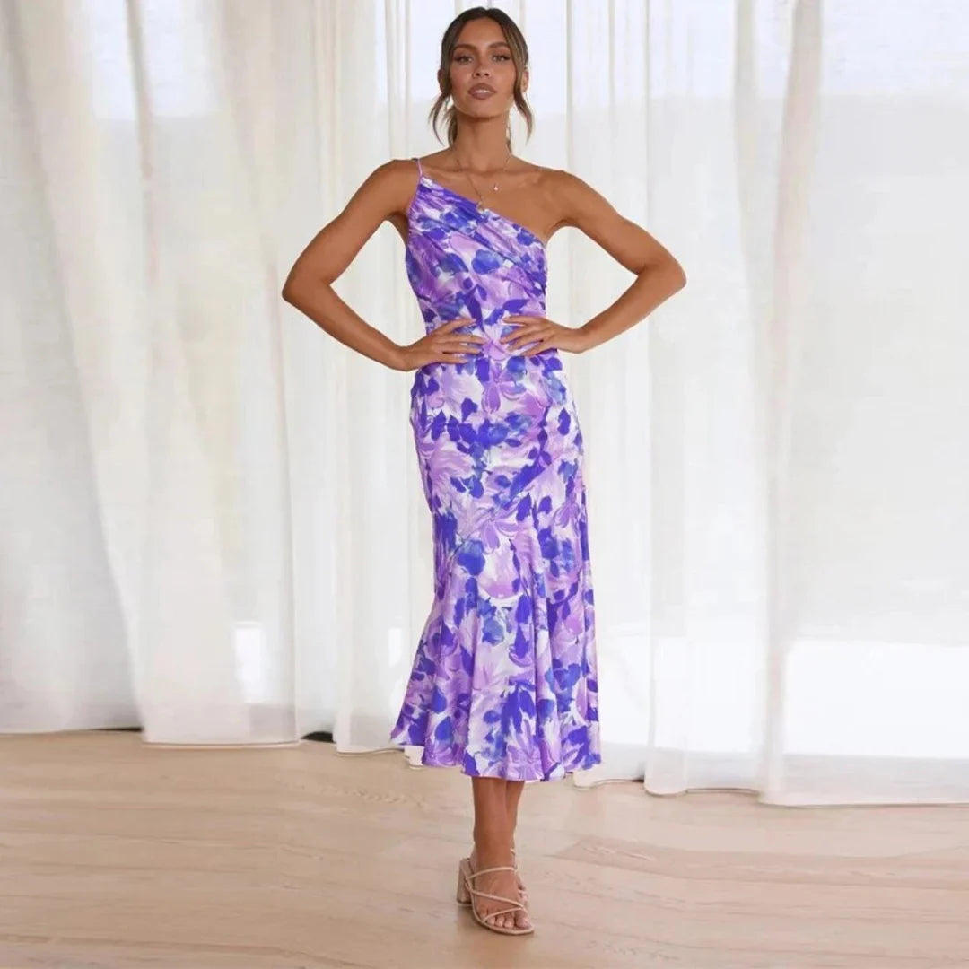 Stephanie | One Shoulder Dress