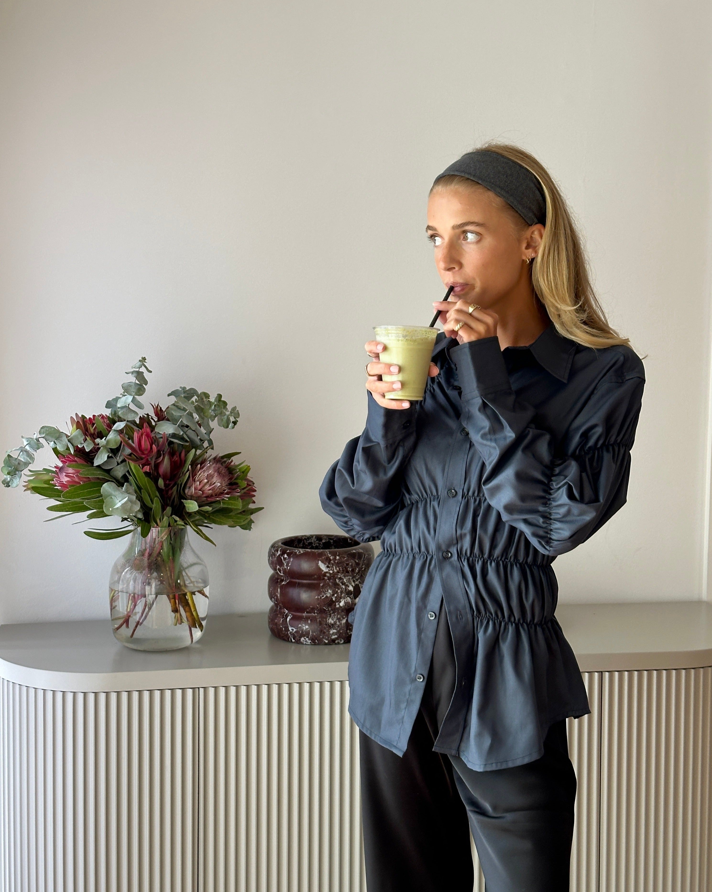 Orchard Atelier Crinkled Blouse