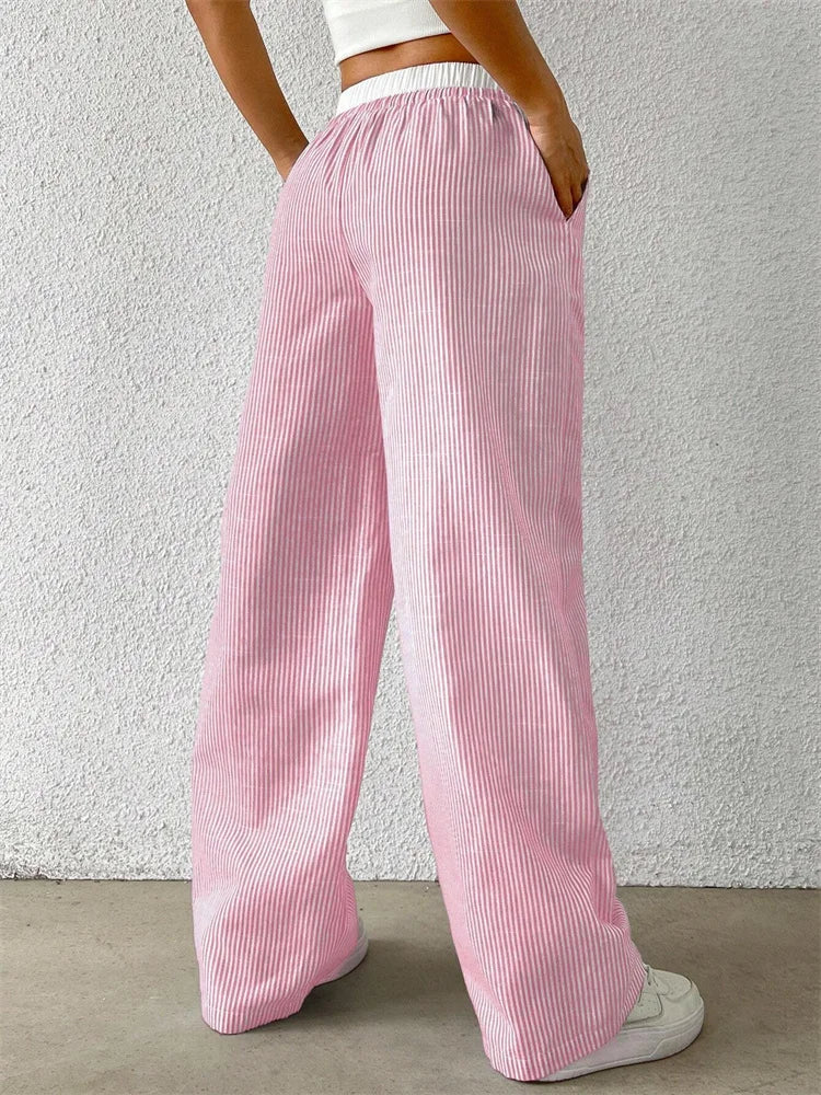 Orchard Atelier | Striped Wide Leg Pants