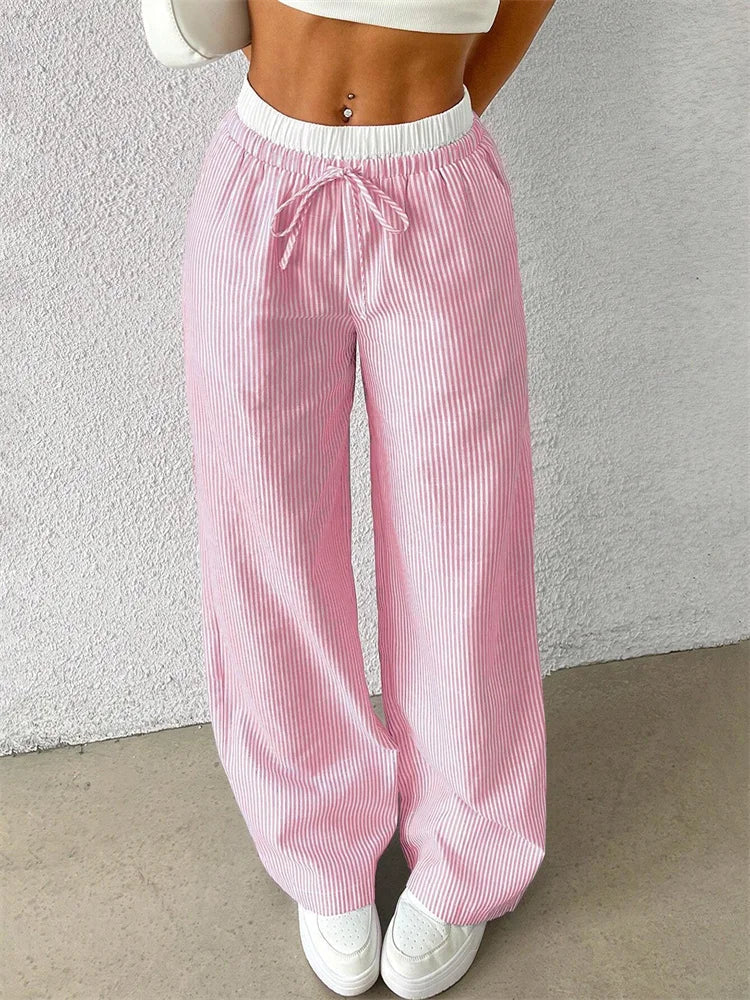 Orchard Atelier | Striped Wide Leg Pants