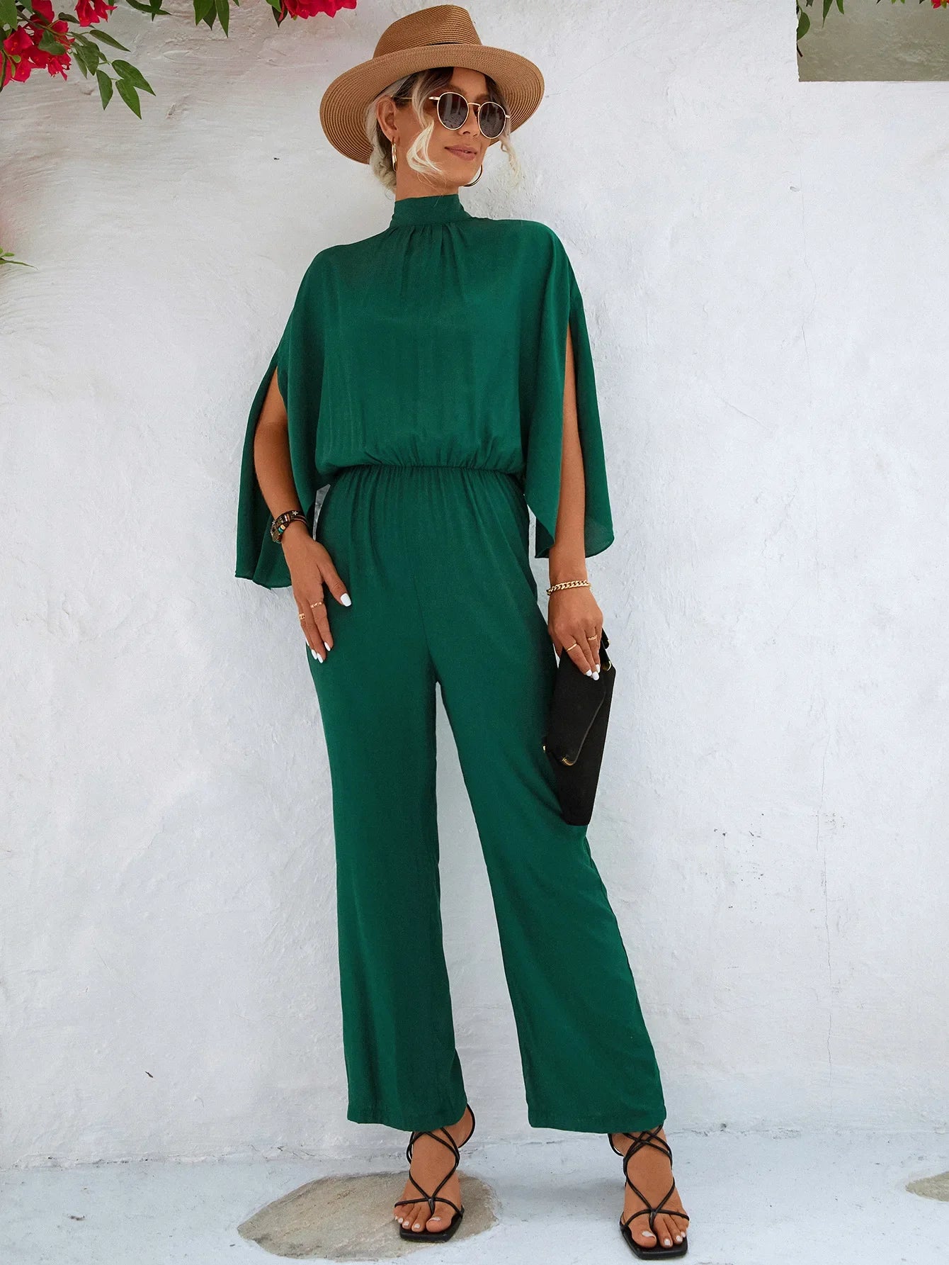 Natalie | Chic Jumpsuit with Split Sleeves