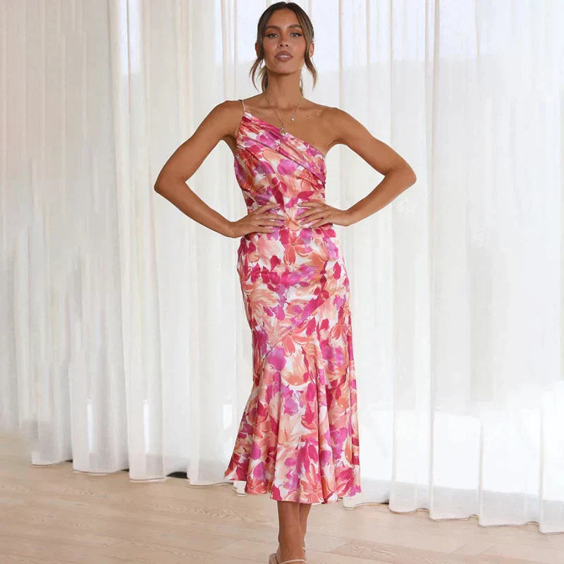Stephanie | One Shoulder Dress