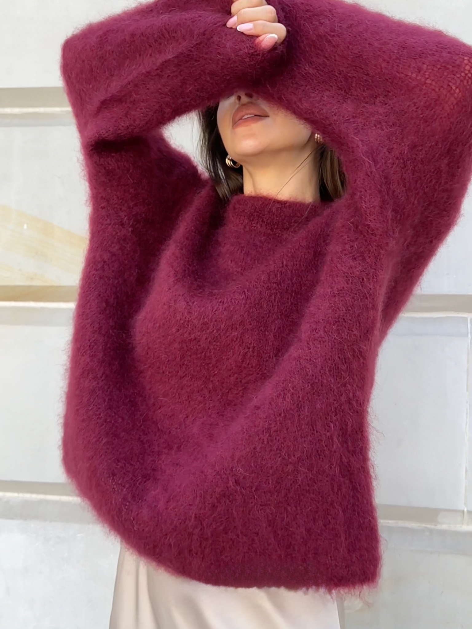 Orchard Atelier | Mohair Round Neck Sweater