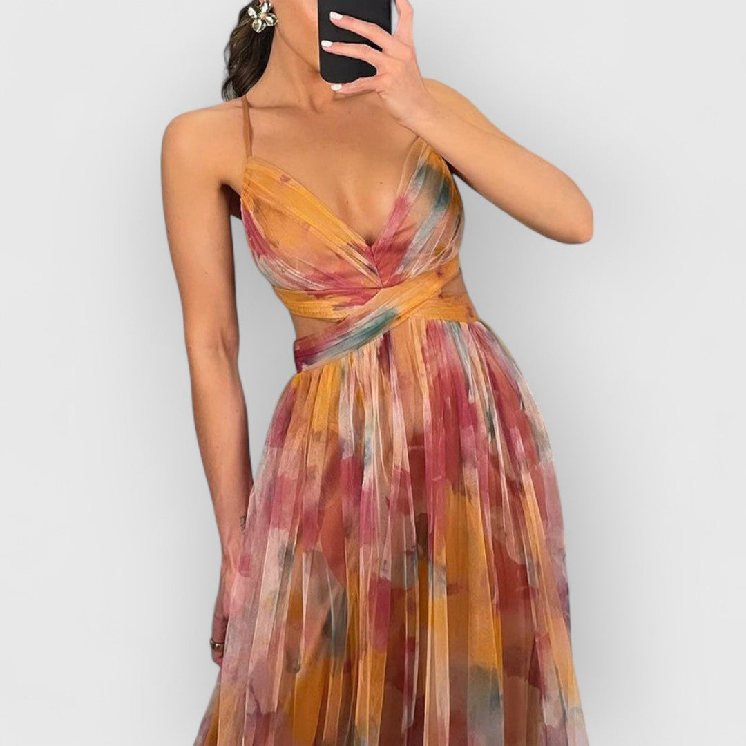 Verity | Maxi Dress with Floral Print